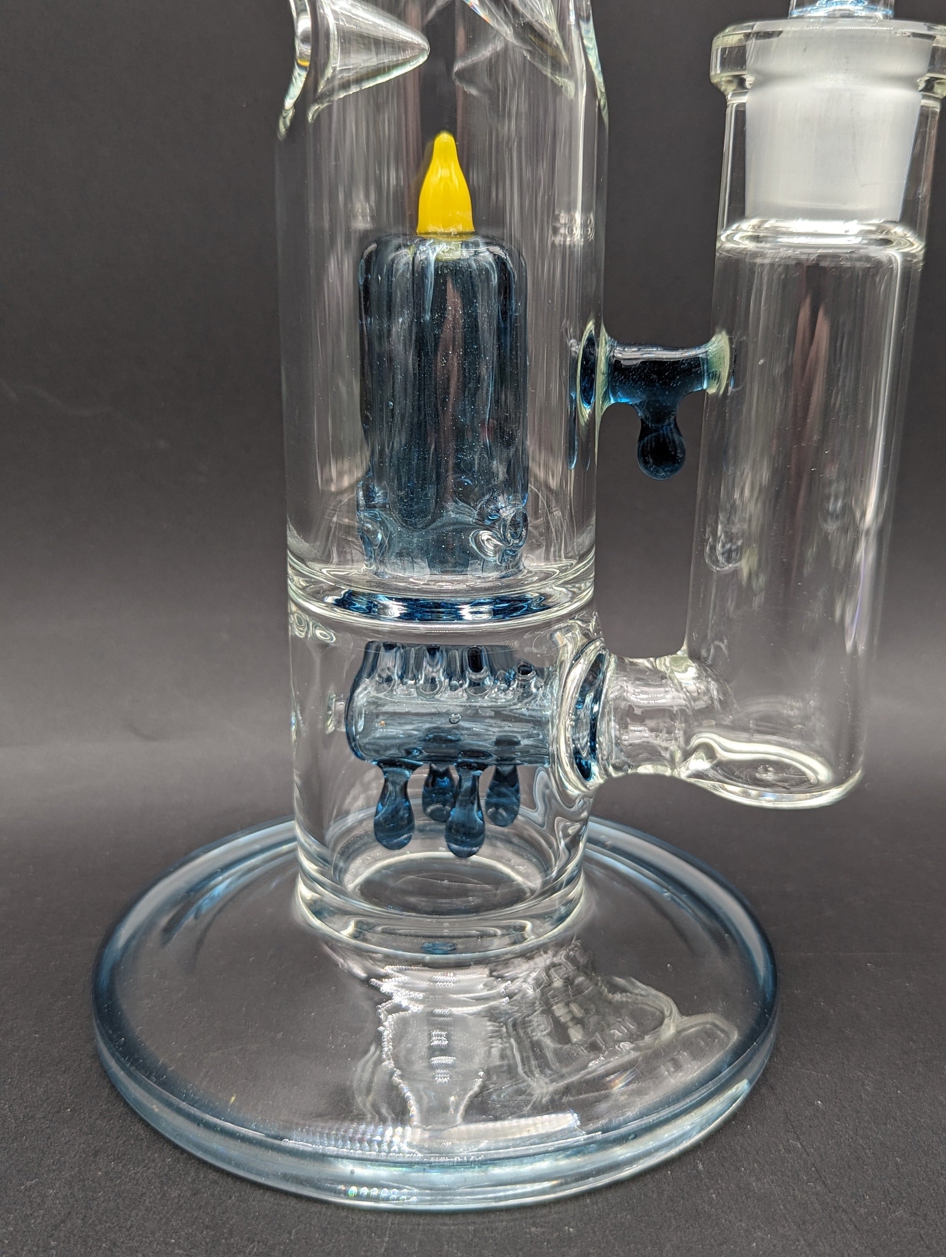 Envy Glass 16" Candle Series Dual Perc Straight Bong-Avernic Smoke Shop
