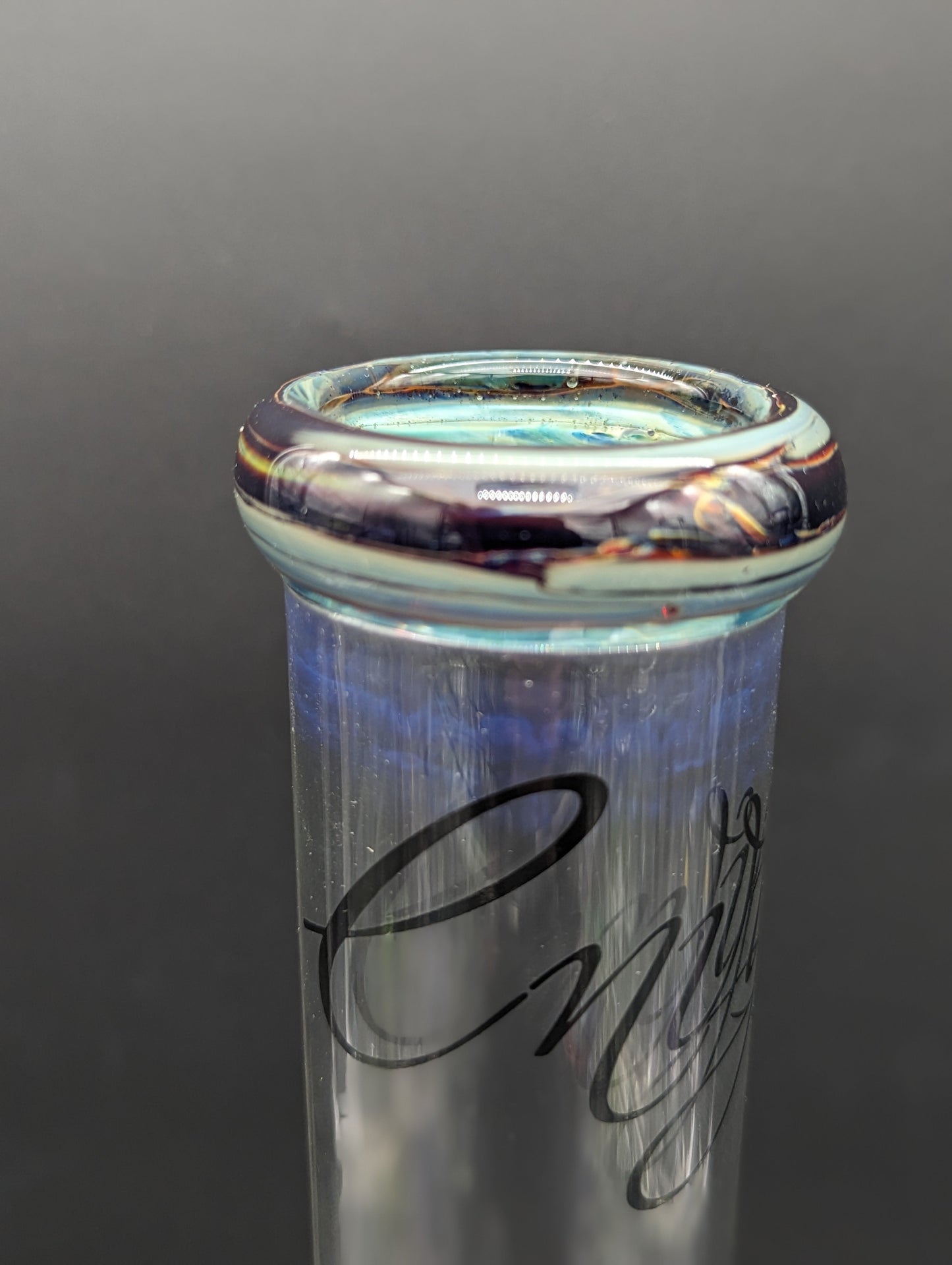 Envy Glass 16" "Pop Rocks" Dual Perc Straight Tube-Avernic Smoke Shop