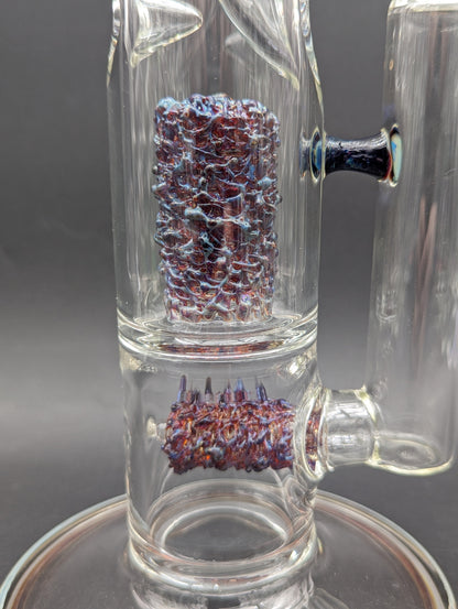 Envy Glass 16" "Pop Rocks" Dual Perc Straight Tube-Avernic Smoke Shop
