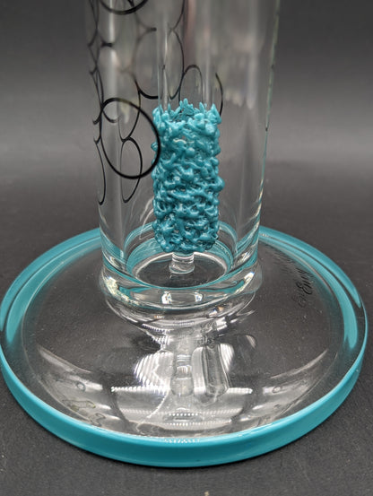 Envy Glass 16" "Pop Rocks" Fixed Downstem Straight Bong-Avernic Smoke Shop