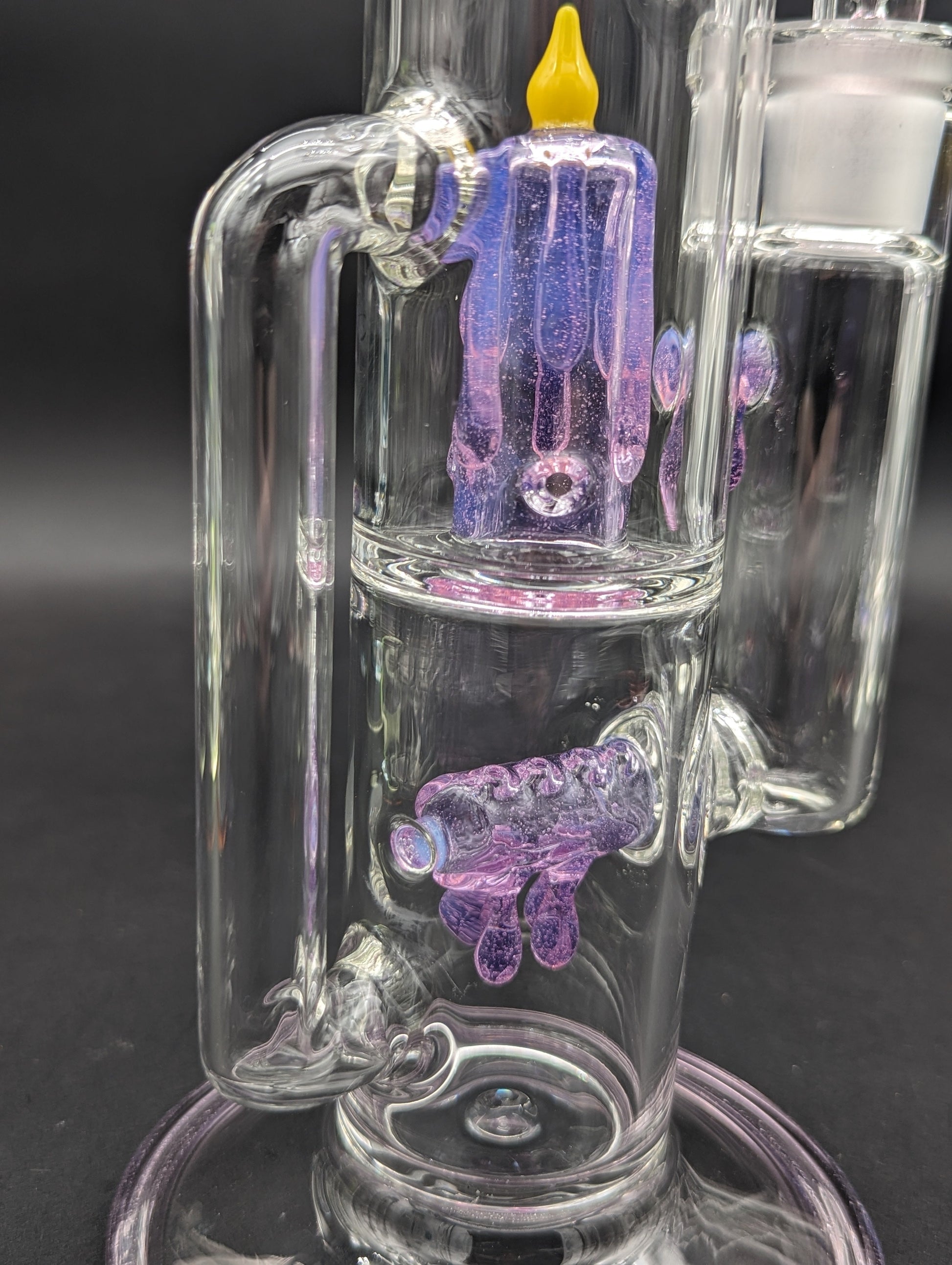 Envy Glass 17" Candle Series Dual Perc Recycler Bong-Avernic Smoke Shop