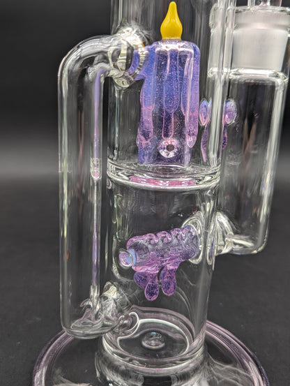 Envy Glass 17" Candle Series Dual Perc Recycler Bong-Avernic Smoke Shop