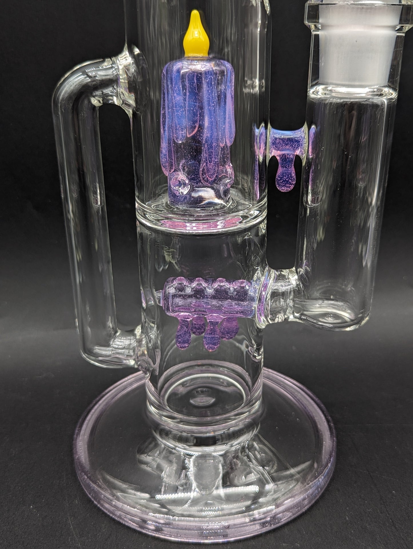 Envy Glass 17" Candle Series Dual Perc Recycler Bong-Avernic Smoke Shop