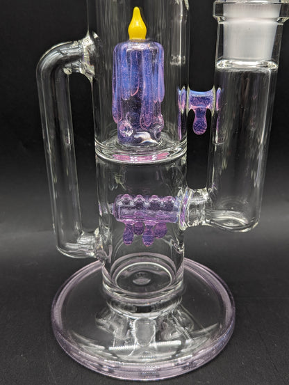 Envy Glass 17" Candle Series Dual Perc Recycler Bong-Avernic Smoke Shop