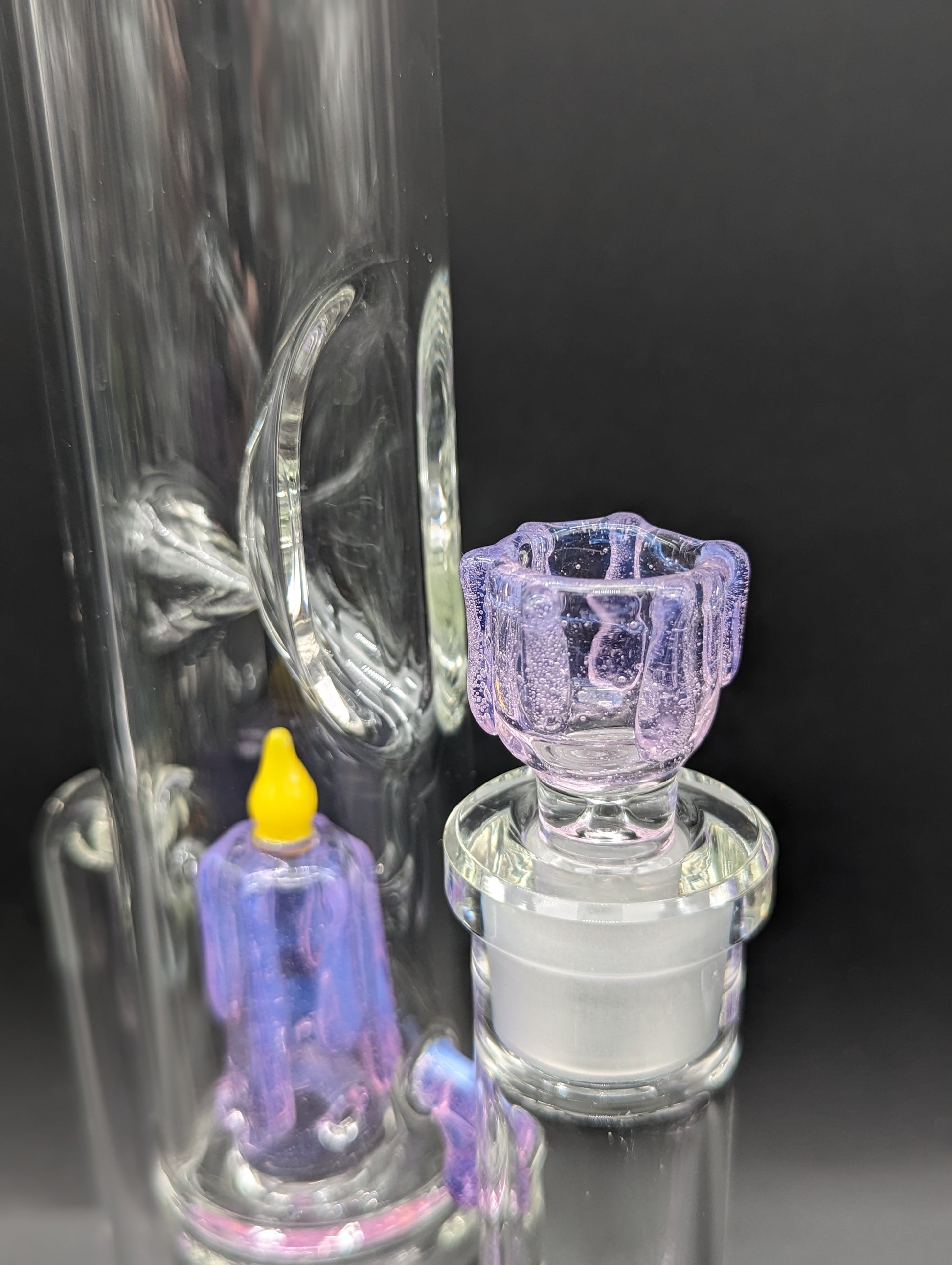 Envy Glass 17" Candle Series Dual Perc Recycler Bong-Avernic Smoke Shop