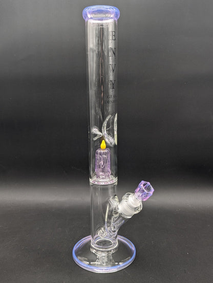 Envy Glass 17" Inline Candle Perc Straight Tube - Meech Madness Smoke Shop