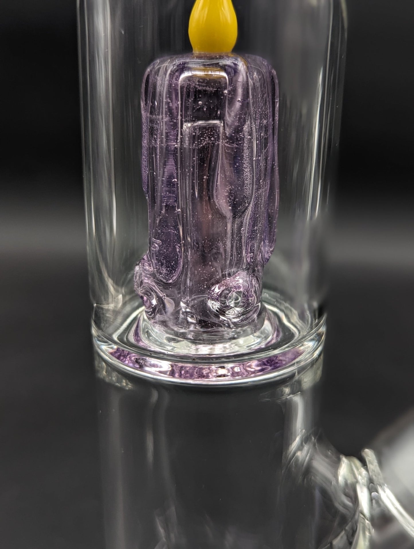 Envy Glass 17" Inline Candle Perc Straight Tube - Meech Madness Smoke Shop