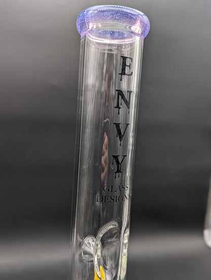 Envy Glass 17" Inline Candle Perc Straight Tube - Meech Madness Smoke Shop