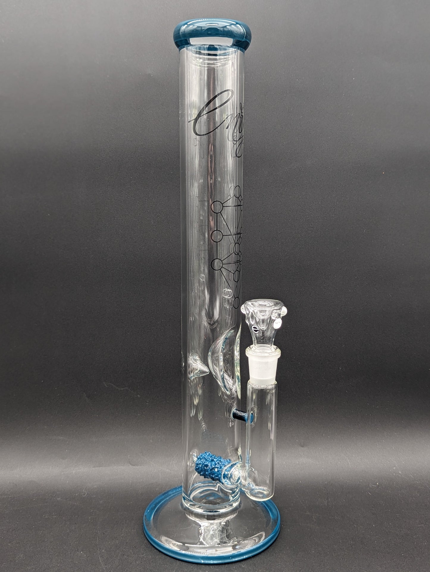 Envy Glass 17" "Pop Rocks" Inline Straight Tube-Avernic Smoke Shop