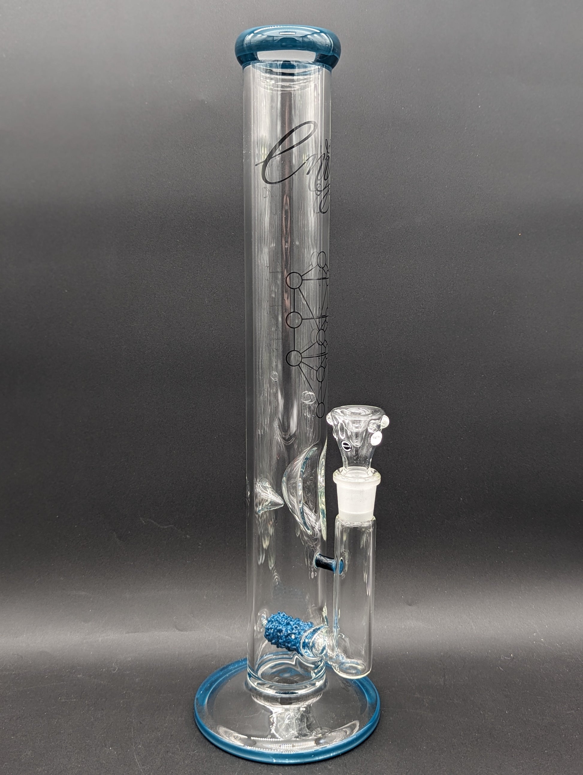 Envy Glass 17" "Pop Rocks" Inline Straight Tube-Avernic Smoke Shop