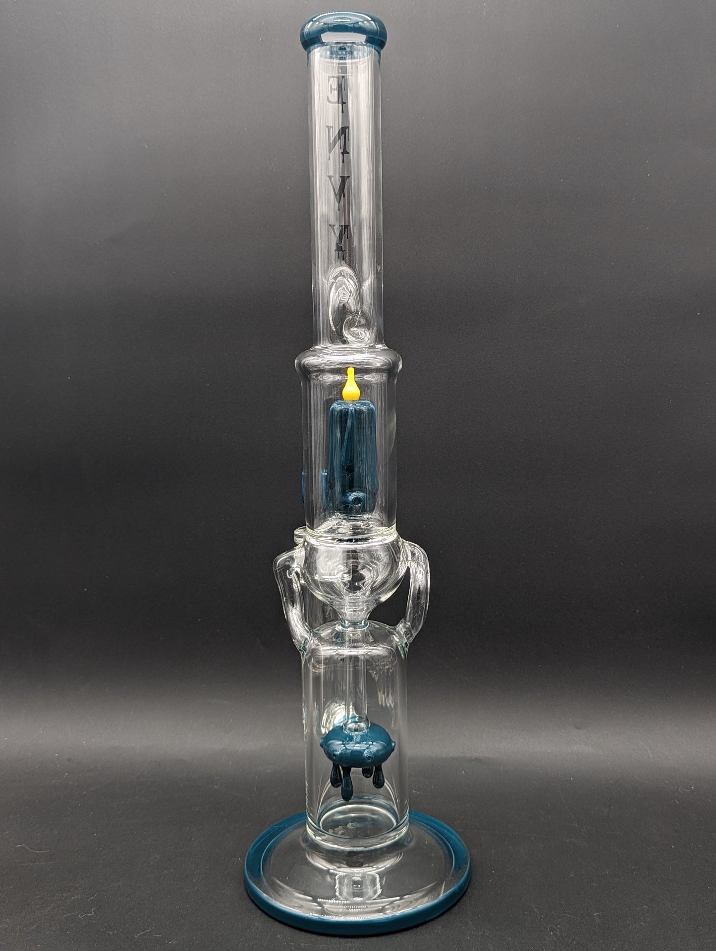 Envy Glass 18" Candle Series Dual Uptake Recycler Bong-Avernic Smoke Shop