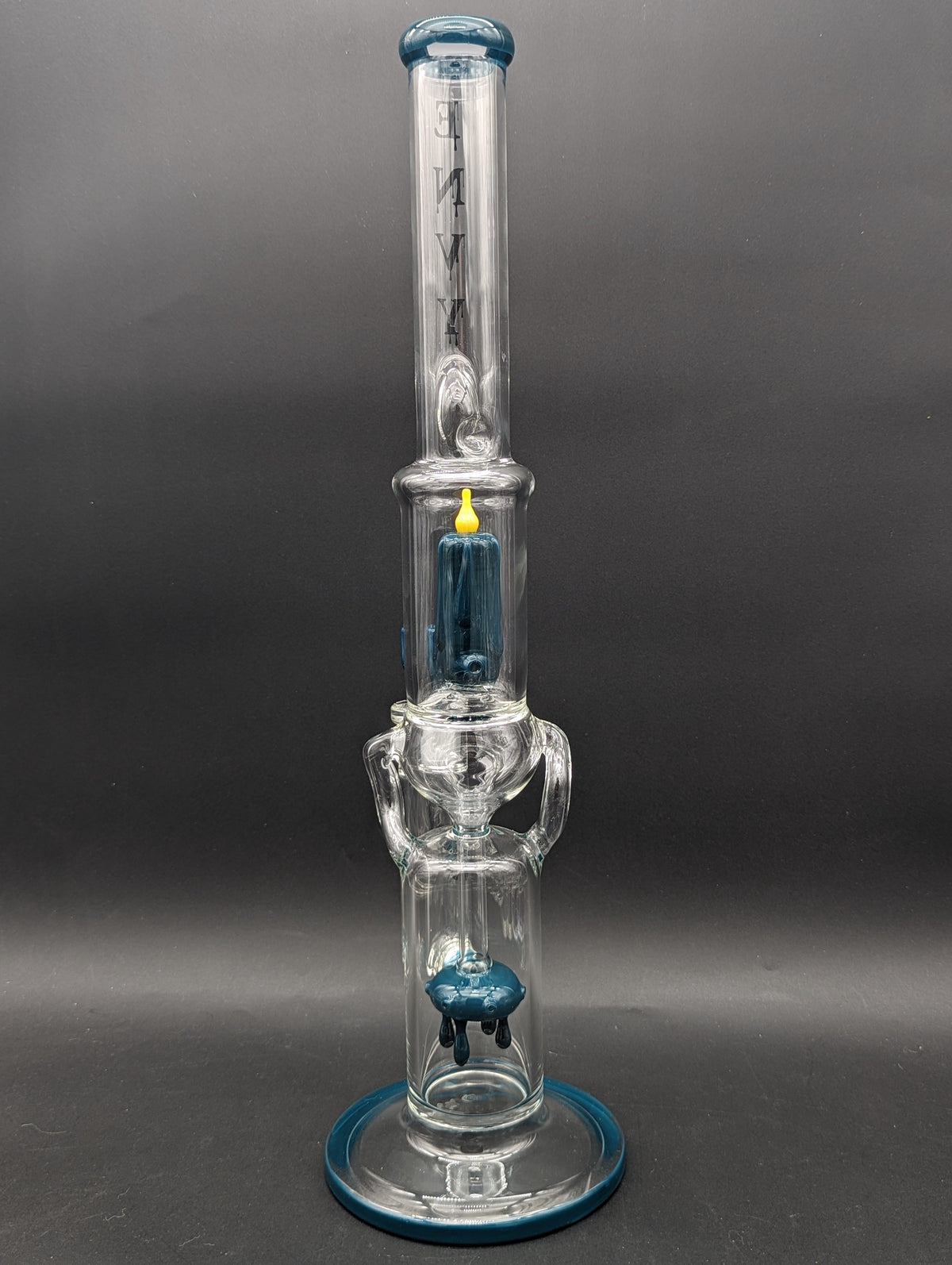 Envy Glass 18" Candle Series Dual Uptake Recycler Bong-Avernic Smoke Shop