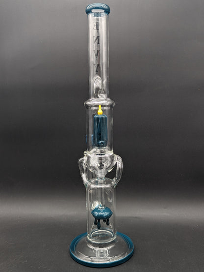 Envy Glass 18" Candle Series Dual Uptake Recycler Bong-Avernic Smoke Shop