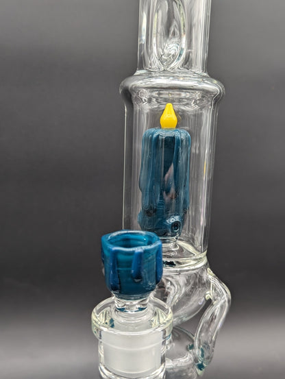 Envy Glass 18" Candle Series Dual Uptake Recycler Bong - Meech Madness Smoke Shop