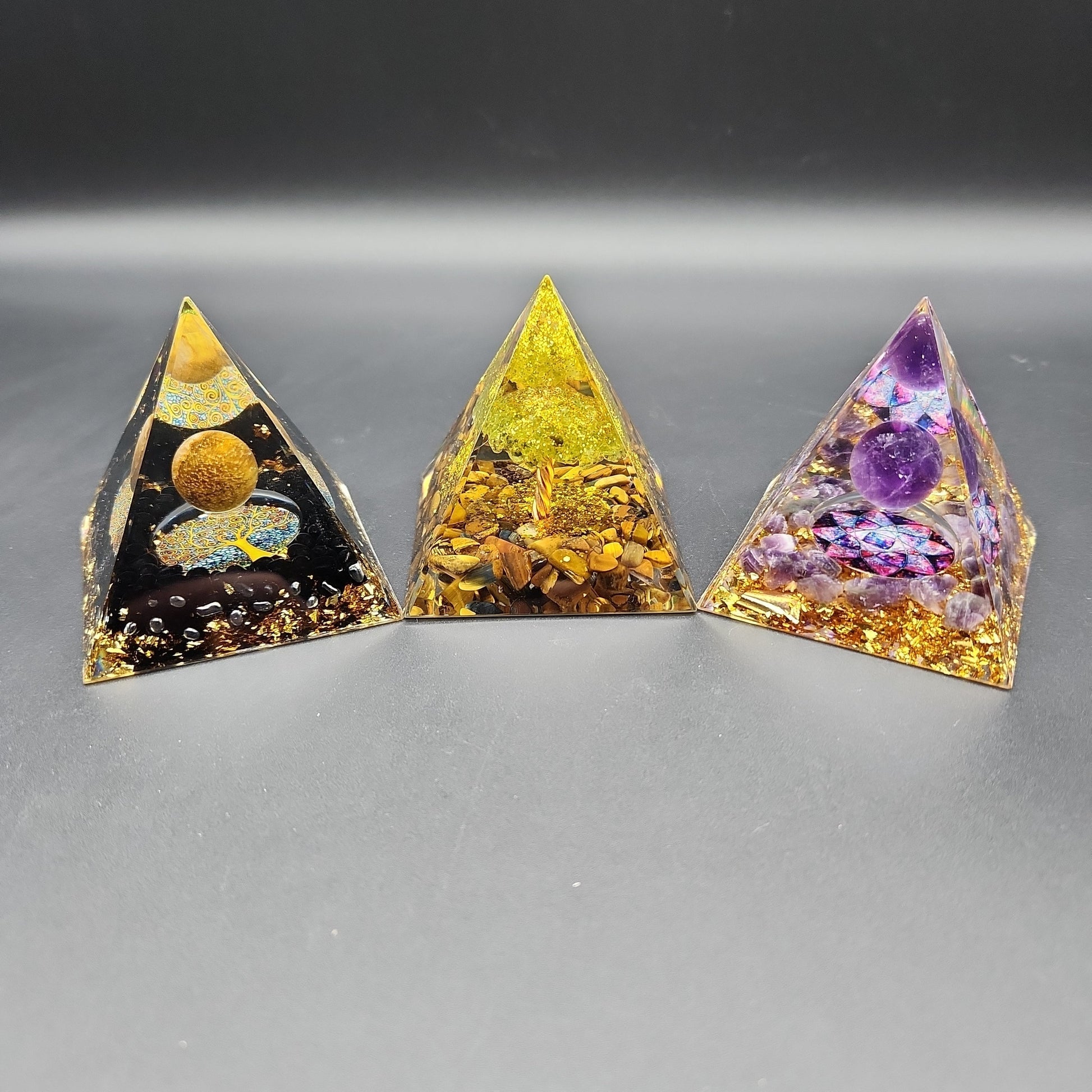 Epoxy Orgonite Pyramids 2.5" - Avernic Smoke Shop