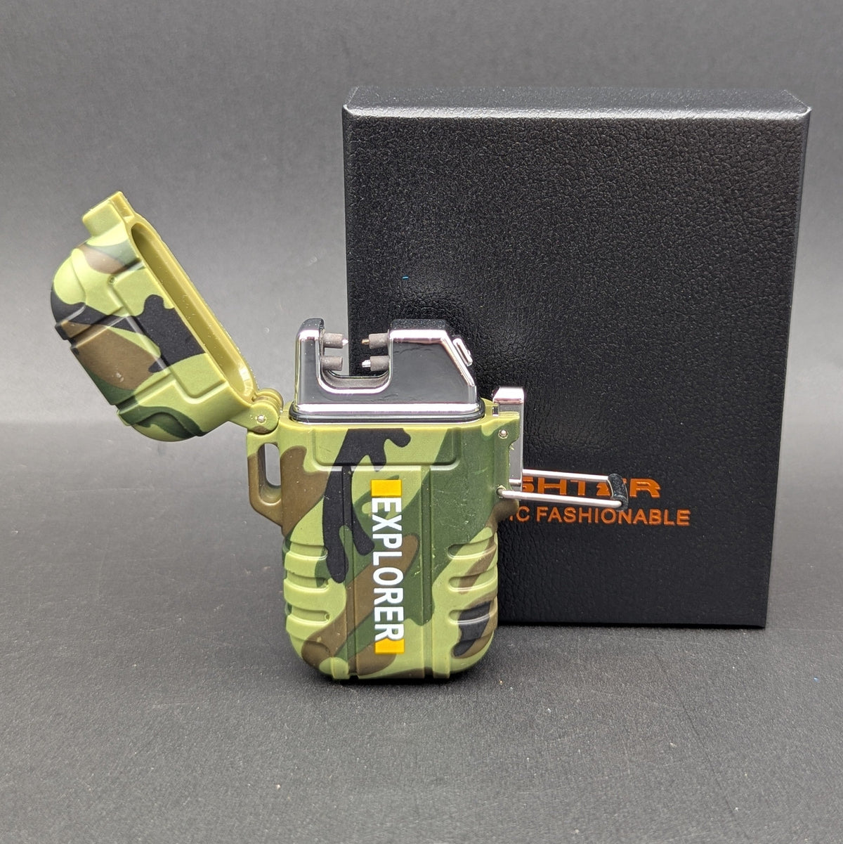 Explorer Dual Arc Lighter w/ Mini lock-Meech Madness Smoke Shop