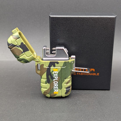 Explorer Dual Arc Lighter w/ Mini lock-Meech Madness Smoke Shop