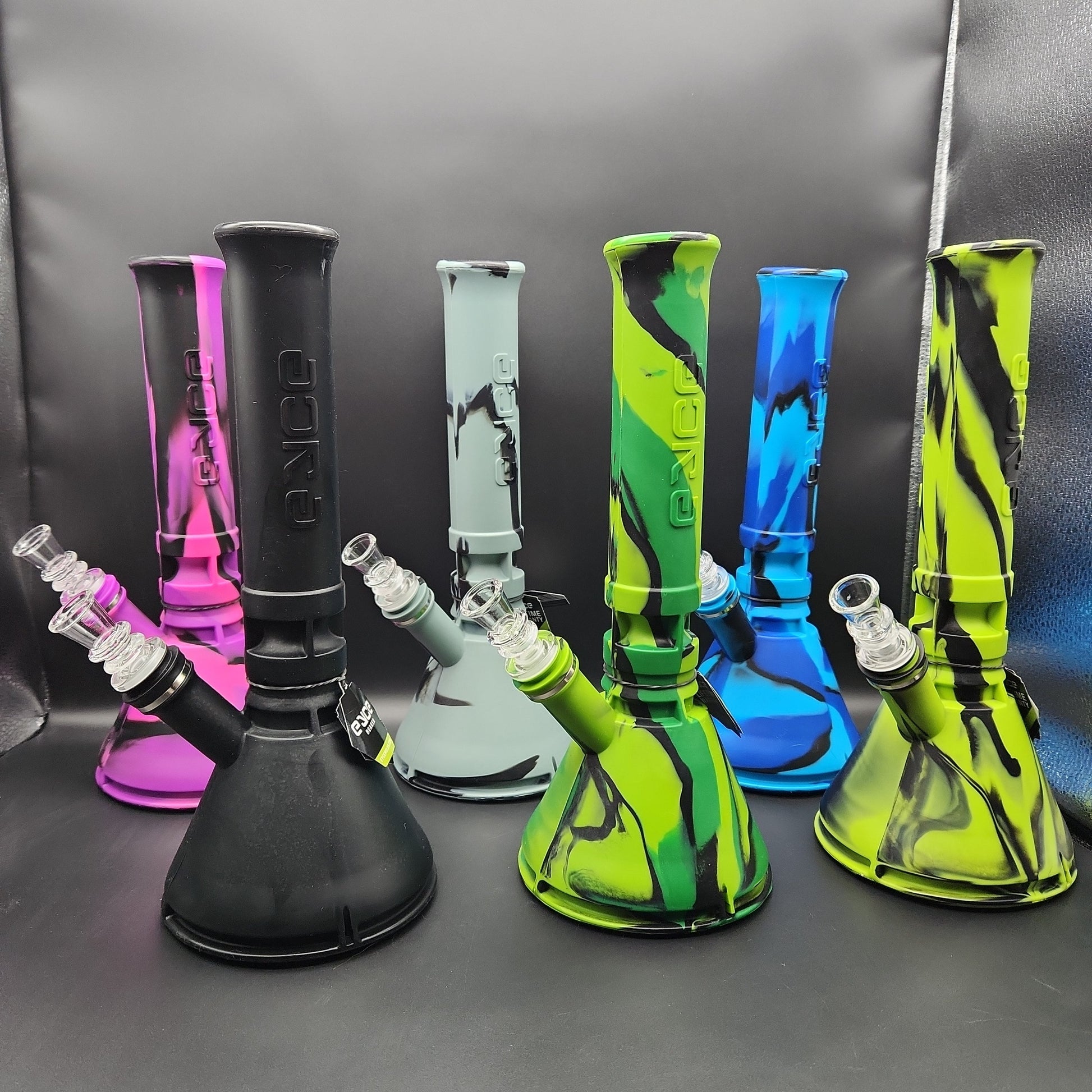 Eyce Beaker Silicone Water Pipe - 12" / 14mm - Avernic Smoke Shop