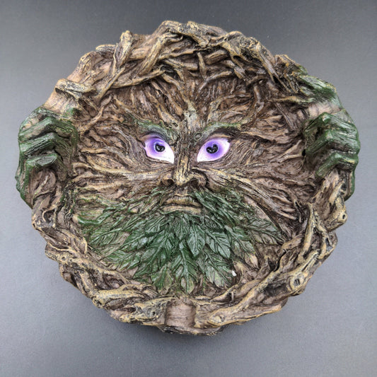 Father Nature Round Polyresin Ashtray | 5.25" - Meech Madness Smoke Shop