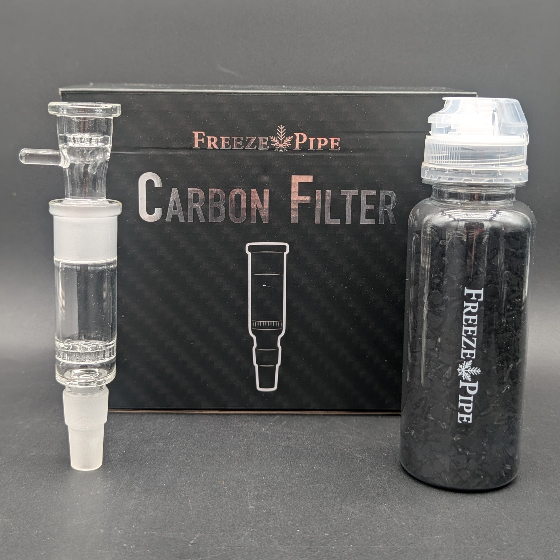 Freeze Pipe - Carbon Filter w/ Refill Bottle-Avernic Smoke Shop