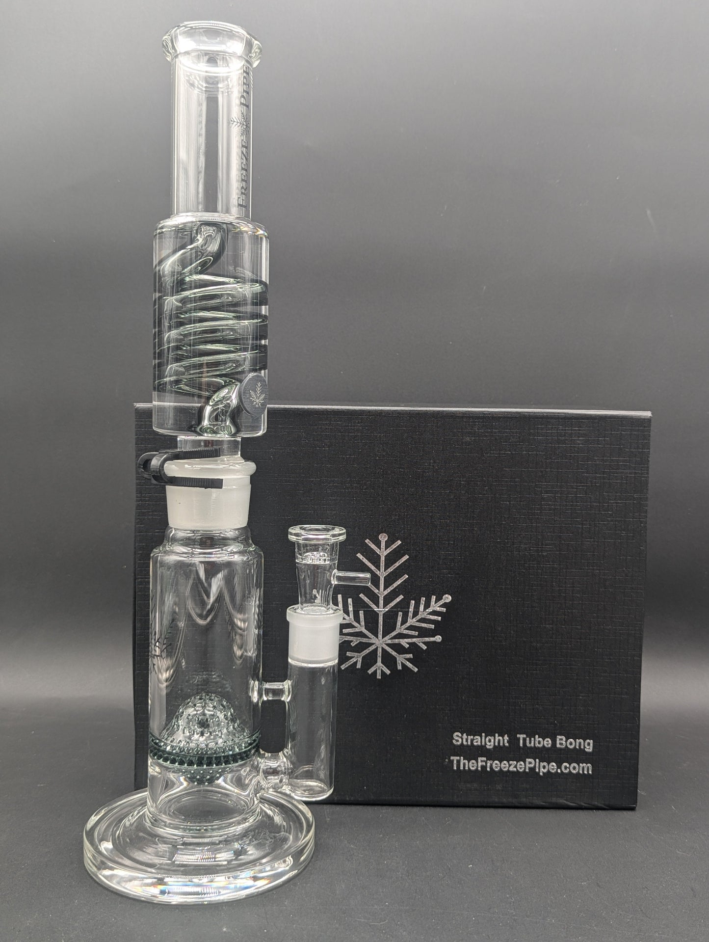 Freeze Pipe - Straight Tube Sphere Bong-Avernic Smoke Shop