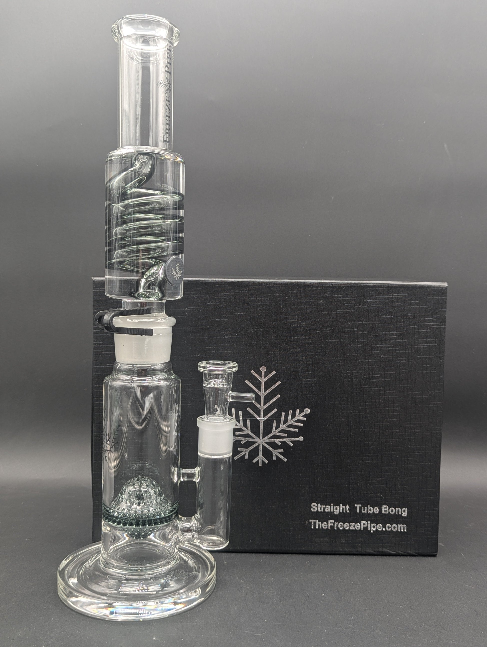 Freeze Pipe - Straight Tube Sphere Bong-Avernic Smoke Shop