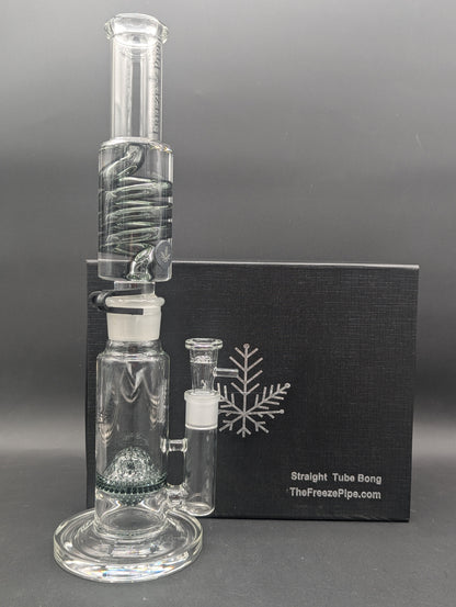 Freeze Pipe - Straight Tube Sphere Bong-Avernic Smoke Shop