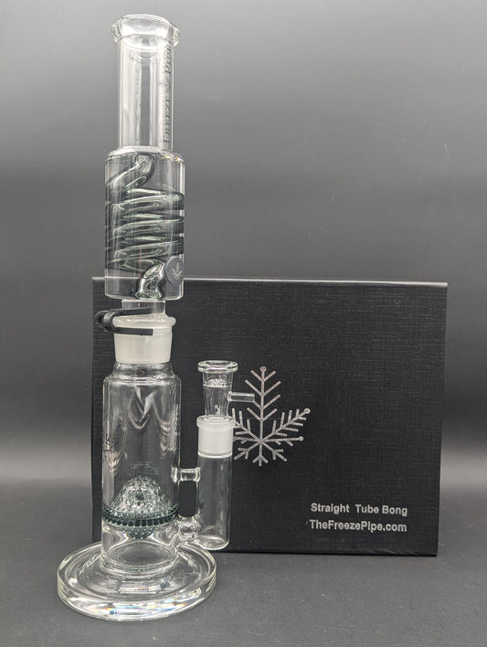 Freeze Pipe - Straight Tube Sphere Bong-Avernic Smoke Shop