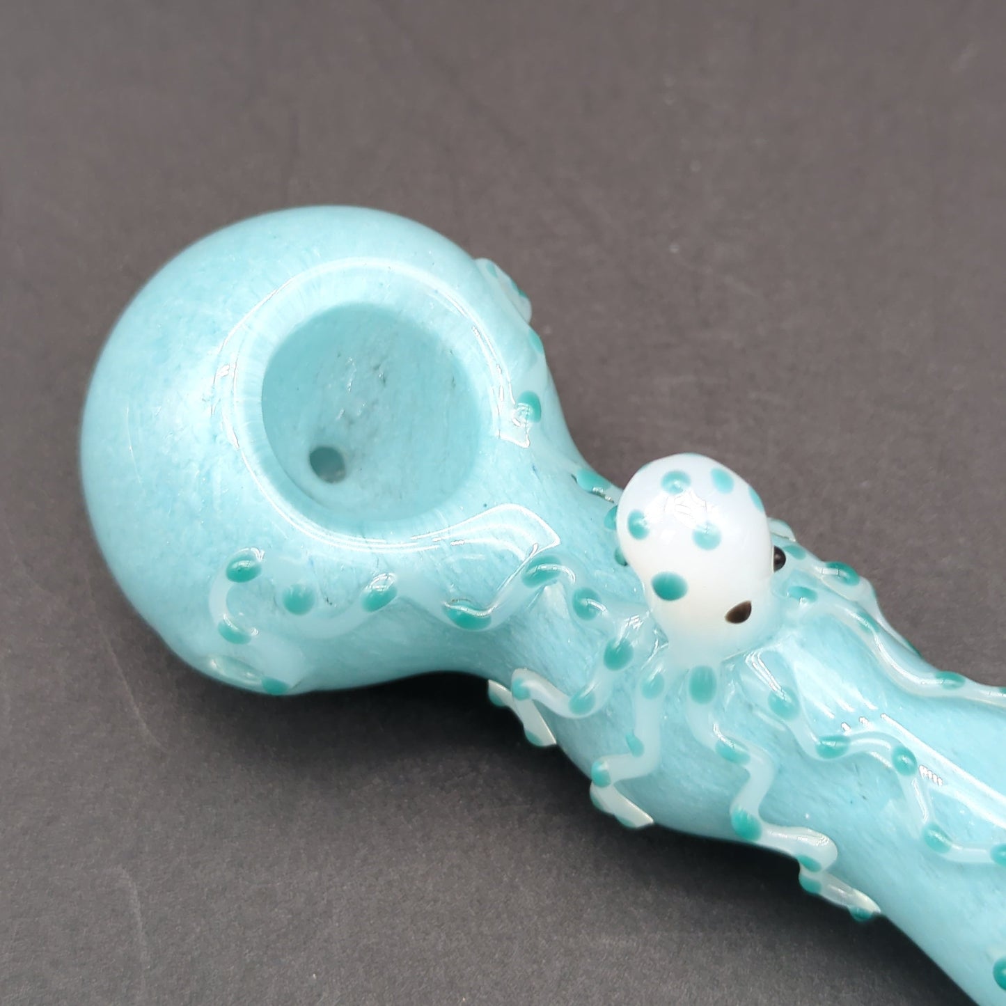 Friendly Octopus Glass Spoon Pipe 4" - Avernic Smoke Shop