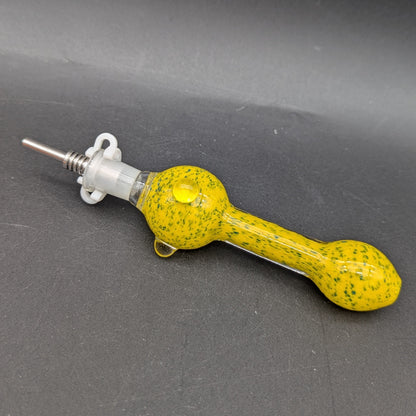 Fritted Glass Nectar Collector w/ Titanium Tip