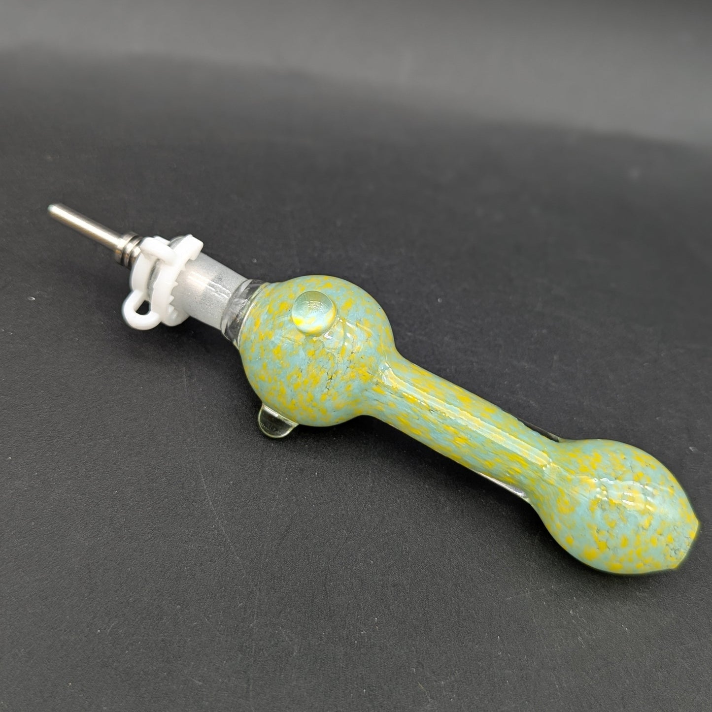Fritted Glass Nectar Collector w/ Titanium Tip