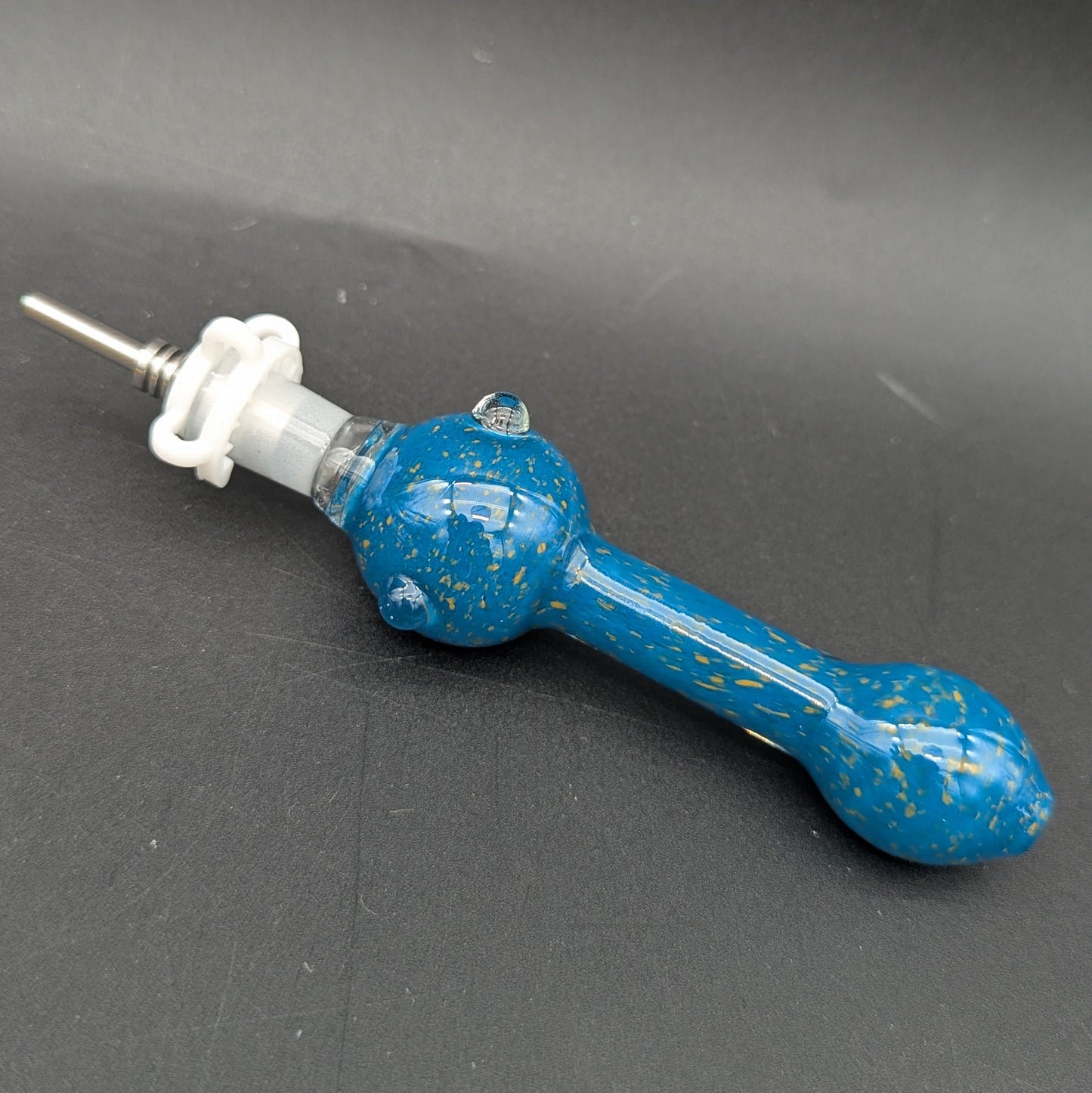 Fritted Glass Nectar Collector w/ Titanium Tip