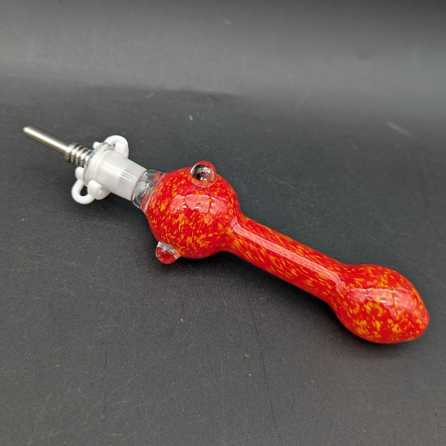 Fritted Glass Nectar Collector w/ Titanium Tip