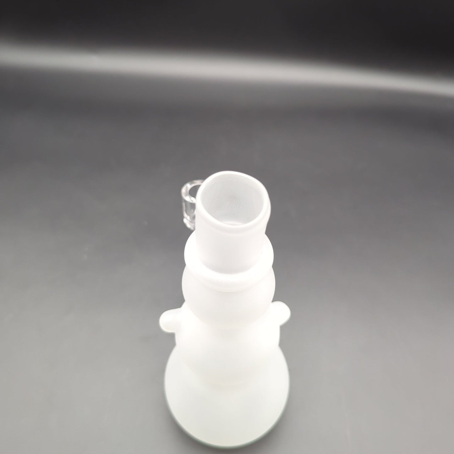 Frosted Snowman Glass Rig | 7" | 14mm - Avernic Smoke Shop