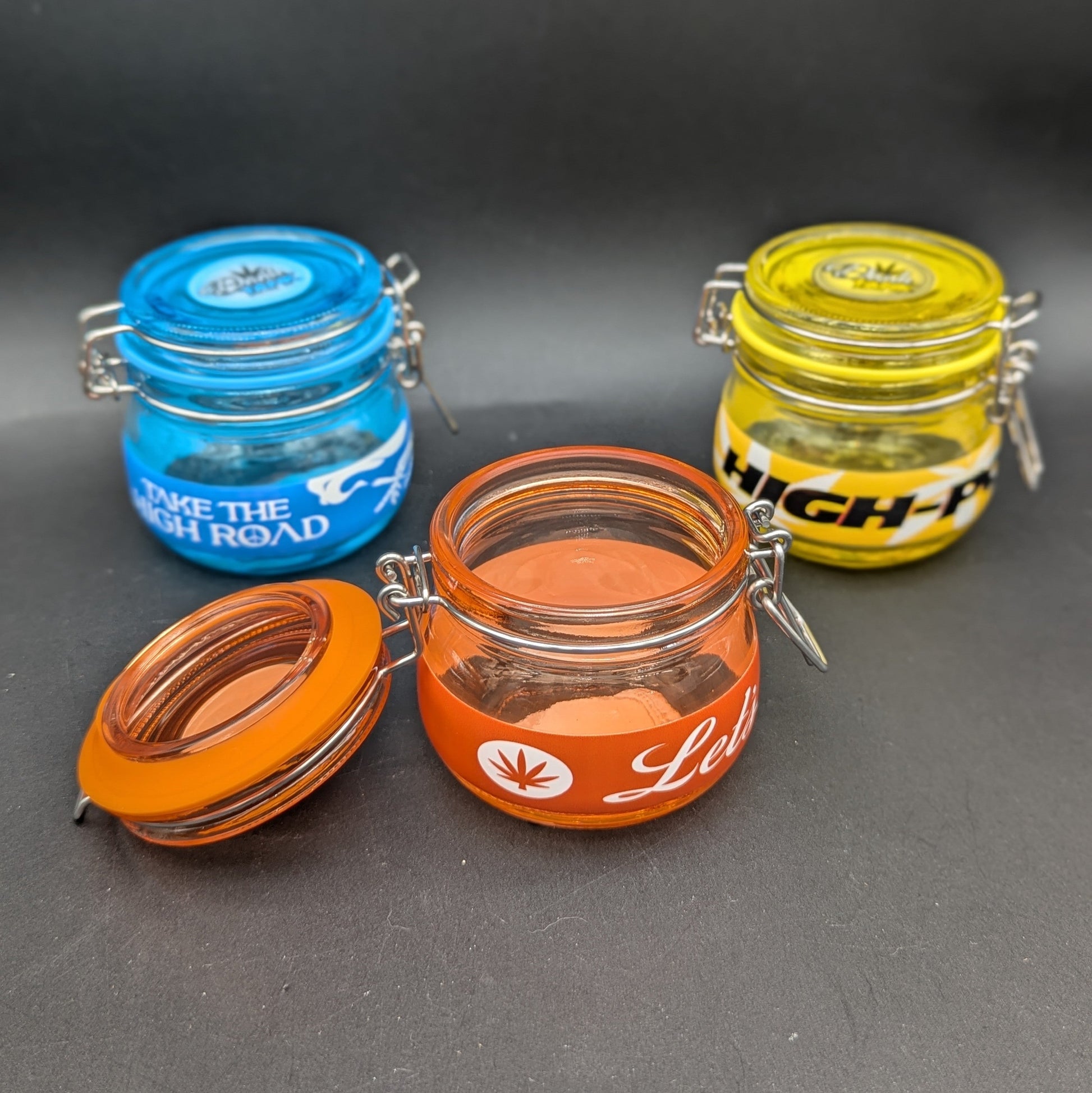 Fujima Dank Tank Latch Lid Glass Storage Jar | 150mL-Meech Madness Smoke Shop