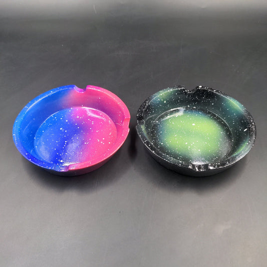 Fujima Polyresin Galaxy Ashtrays | 4.2" - Meech Madness Smoke Shop