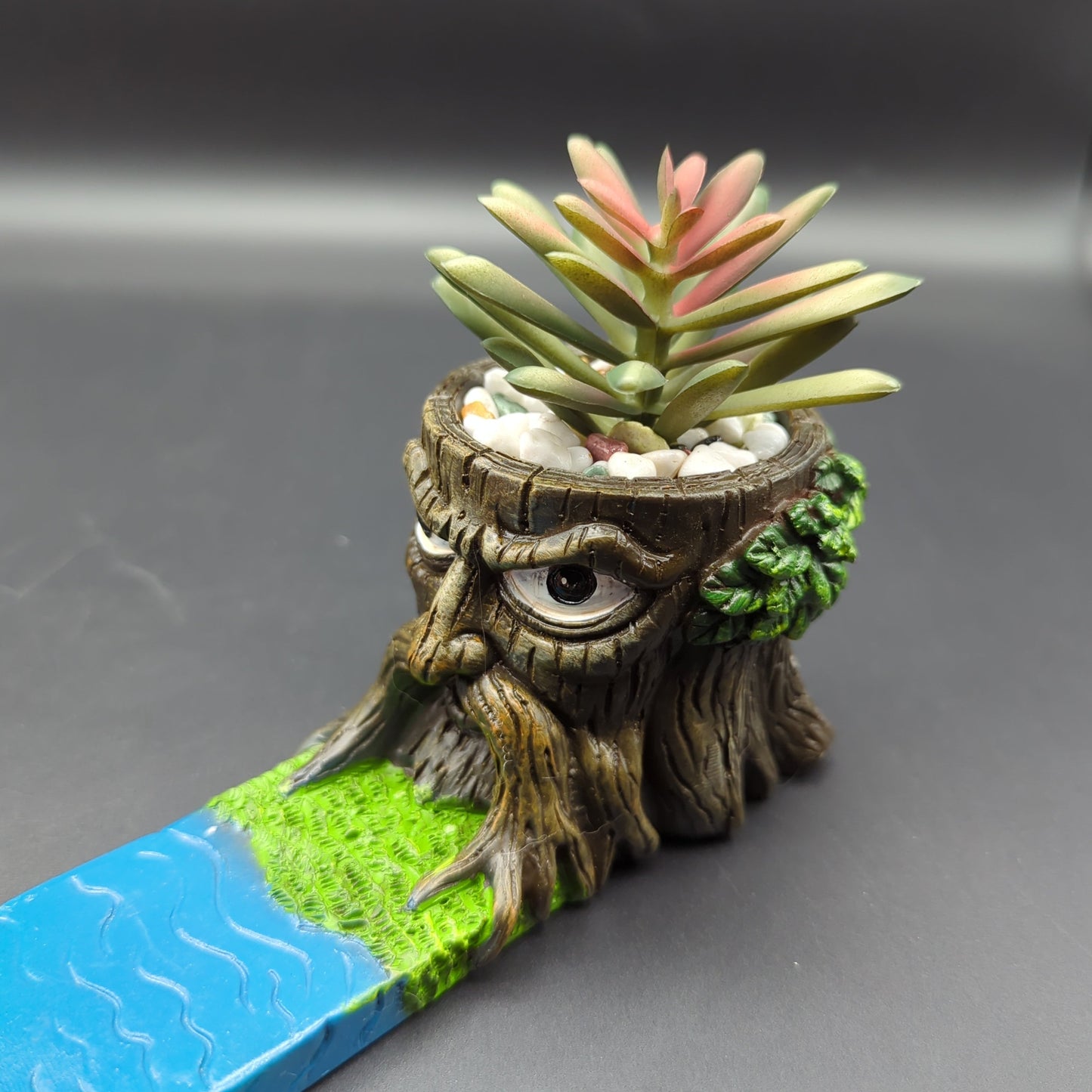 Fujima Tree Man Incense Burner w/ Faux Plant - 12.5" - Avernic Smoke Shop