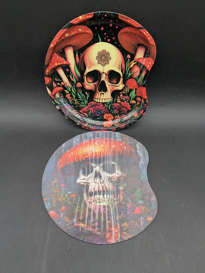 Full Art Rolling Trays w/ Cover-Avernic Smoke Shop