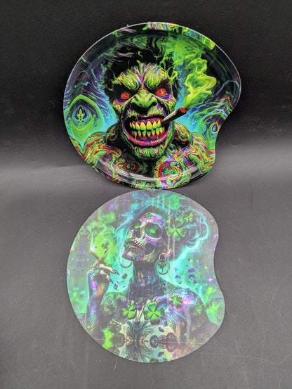 Full Art Rolling Trays w/ Cover-Avernic Smoke Shop