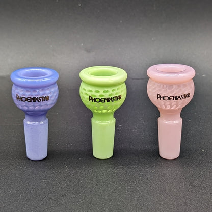 Full Color Single Hole Honeycomb Slide 14mm-Avernic Smoke Shop