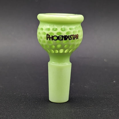 Full Color Single Hole Honeycomb Slide 14mm-Avernic Smoke Shop