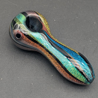 Full Dichro Rainbow Hand Pipe 4"-Avernic Smoke Shop