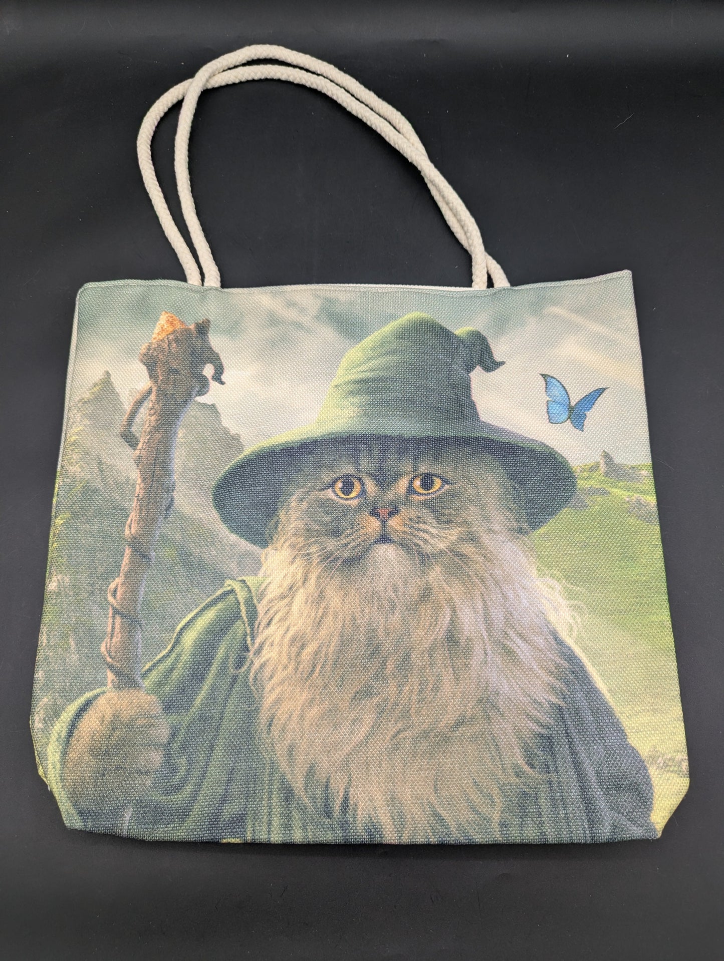 Full Print Canvas Tote Bags-Avernic Smoke Shop