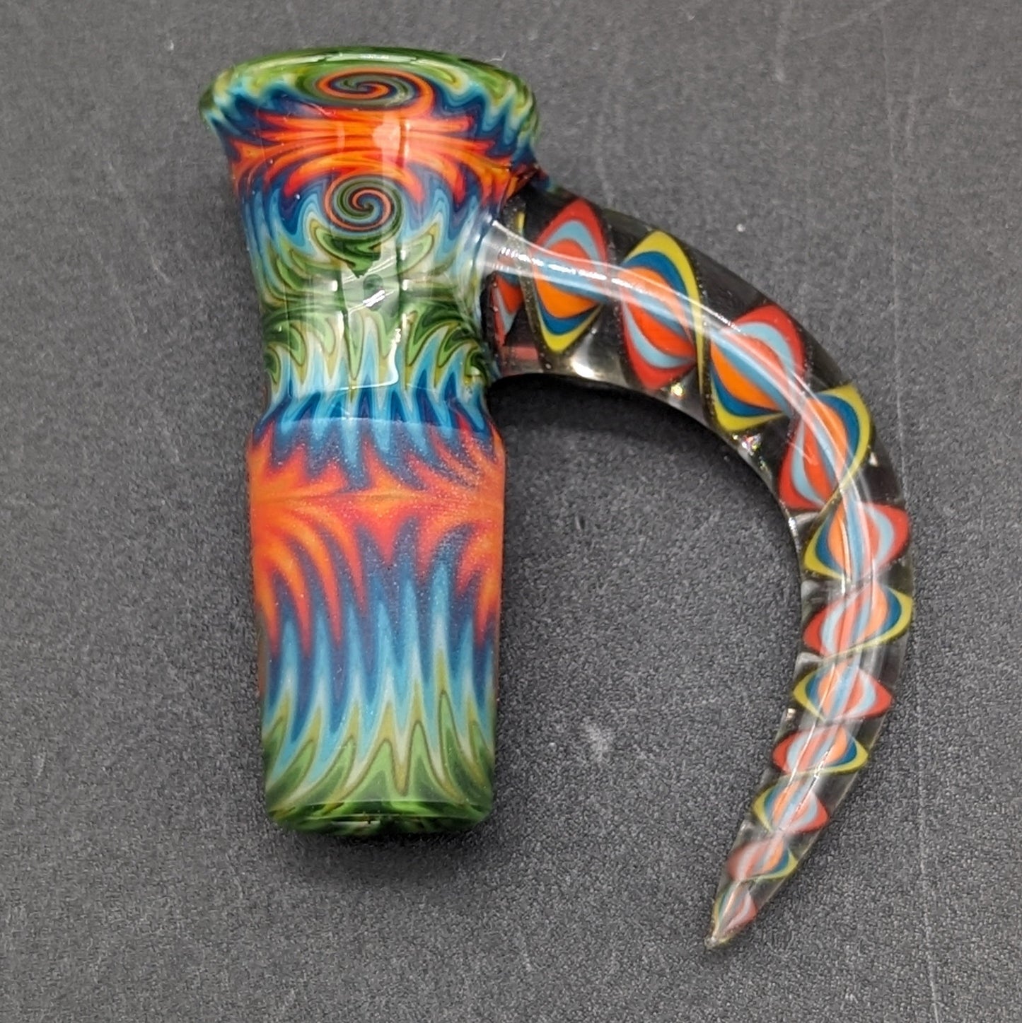 Full Wig Wag 18mm Heady Slide w/ Claw - by Connor Klaus-Avernic Smoke Shop