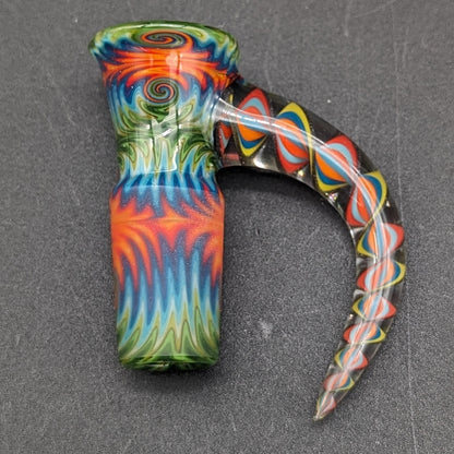 Full Wig Wag 18mm Heady Slide w/ Claw - by Connor Klaus-Avernic Smoke Shop