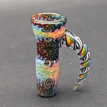 Full Wig Wag 18mm Heady Slide w/ Claw - by Connor Klaus-Avernic Smoke Shop
