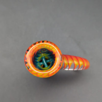 Full Wig Wag 18mm Heady Slide w/ Claw - by Connor Klaus-Avernic Smoke Shop