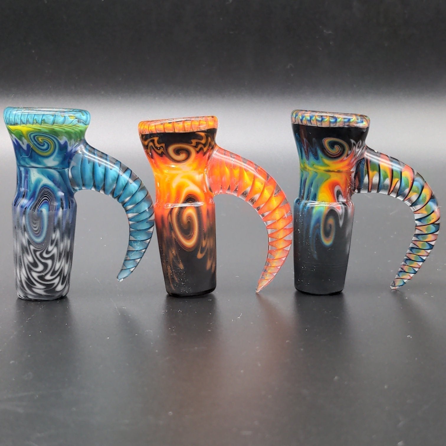 Full Wig Wag 18mm Heady Slide w/ Claw - by Connor Klaus-Avernic Smoke Shop