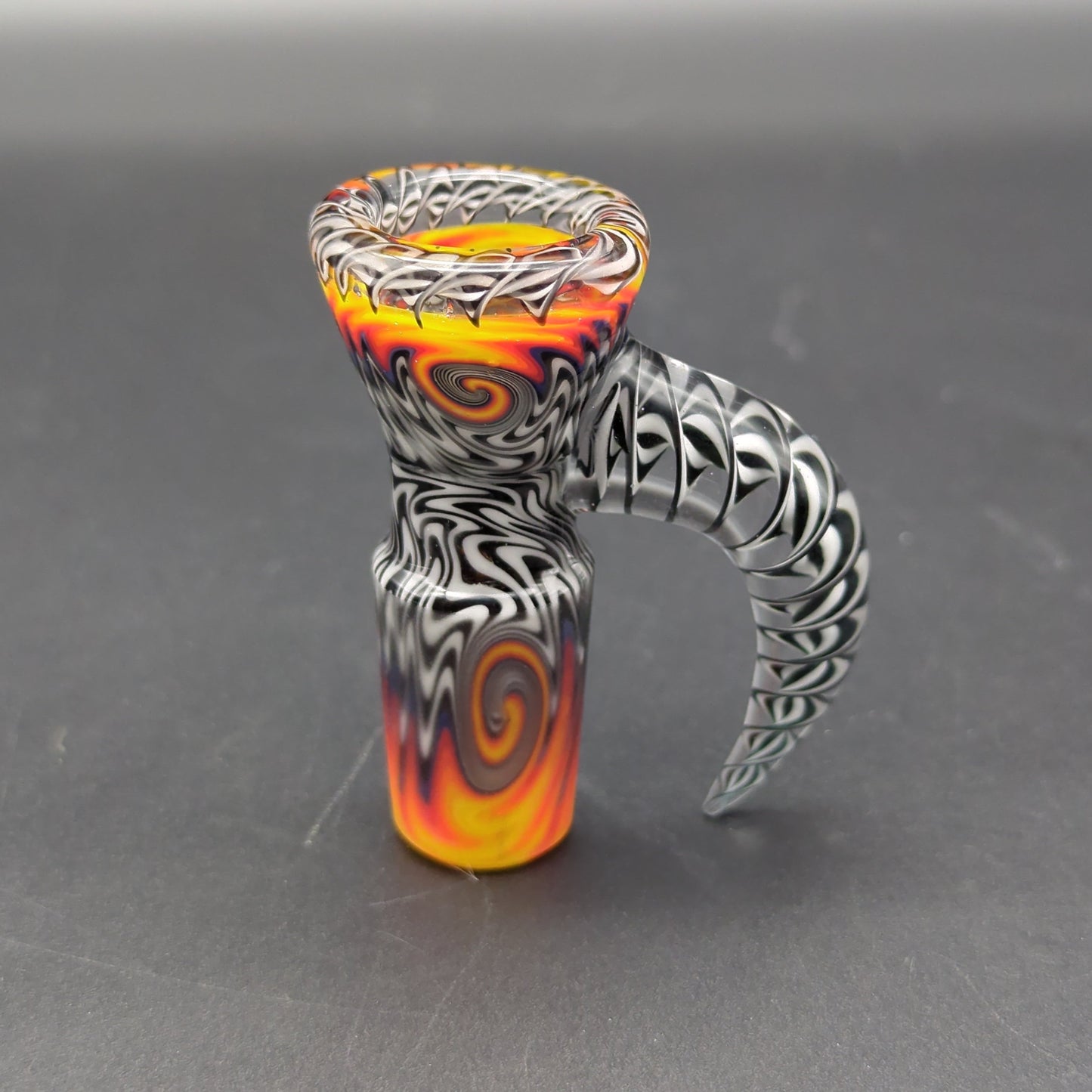 Full Wig Wag 18mm Heady Slide w/ Claw - by Connor Klaus-Avernic Smoke Shop