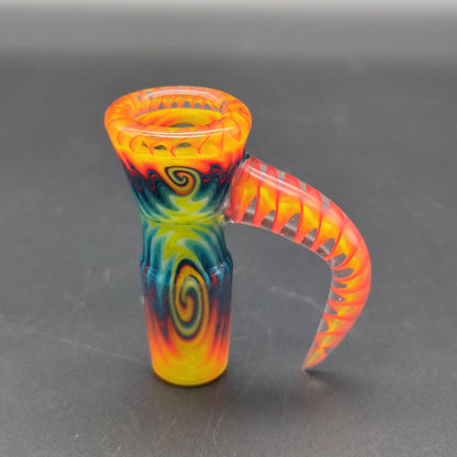 Full Wig Wag 18mm Heady Slide w/ Claw - by Connor Klaus-Avernic Smoke Shop